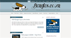 Desktop Screenshot of beagles.co.za